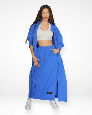 207 MAXI SPRAY SKIRT // COBALT BLUE