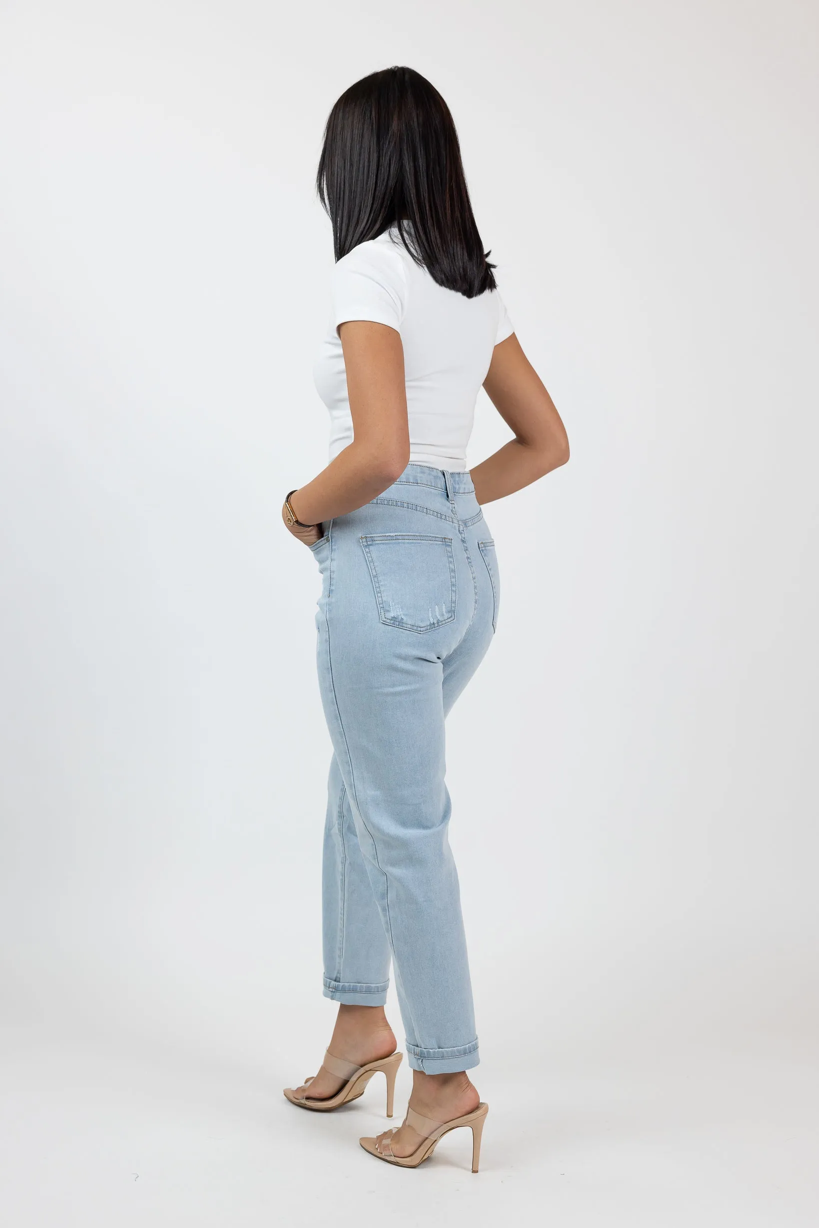 Abril Stretchy Mom Jeans