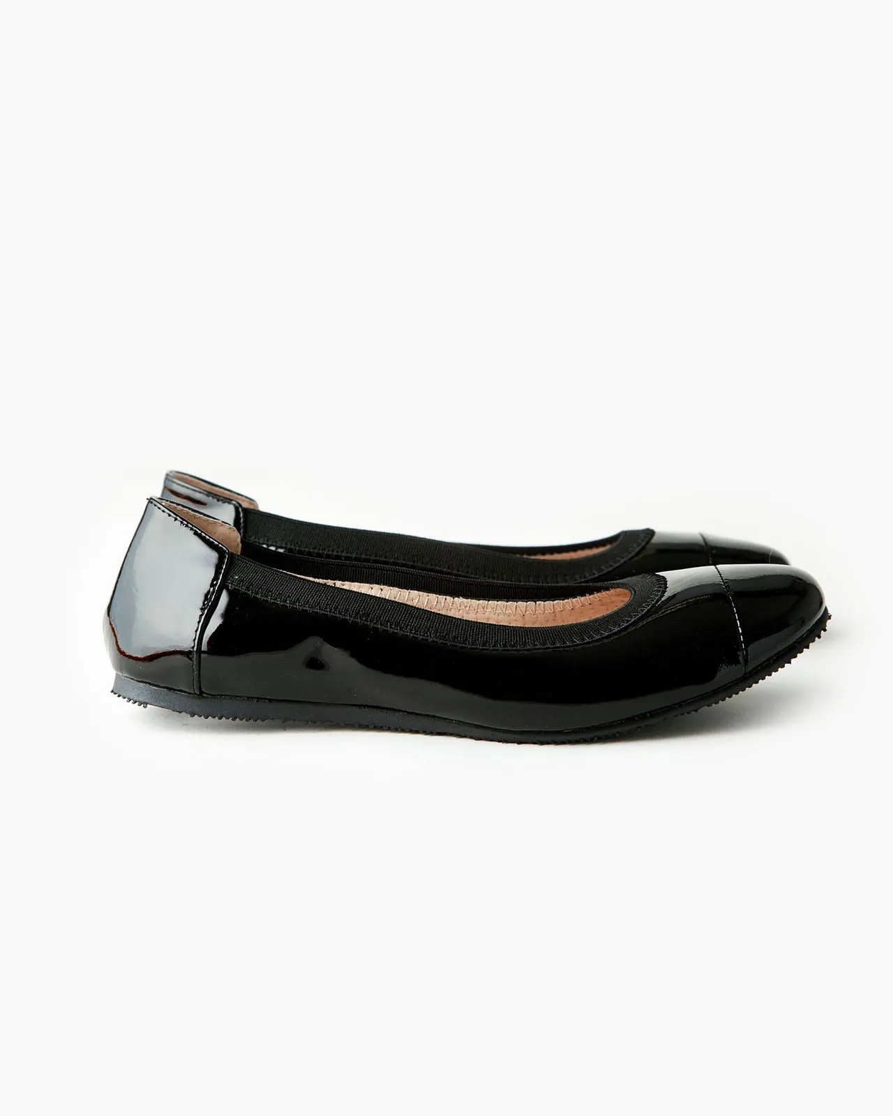 Ava Patent Ballet Flat - Black