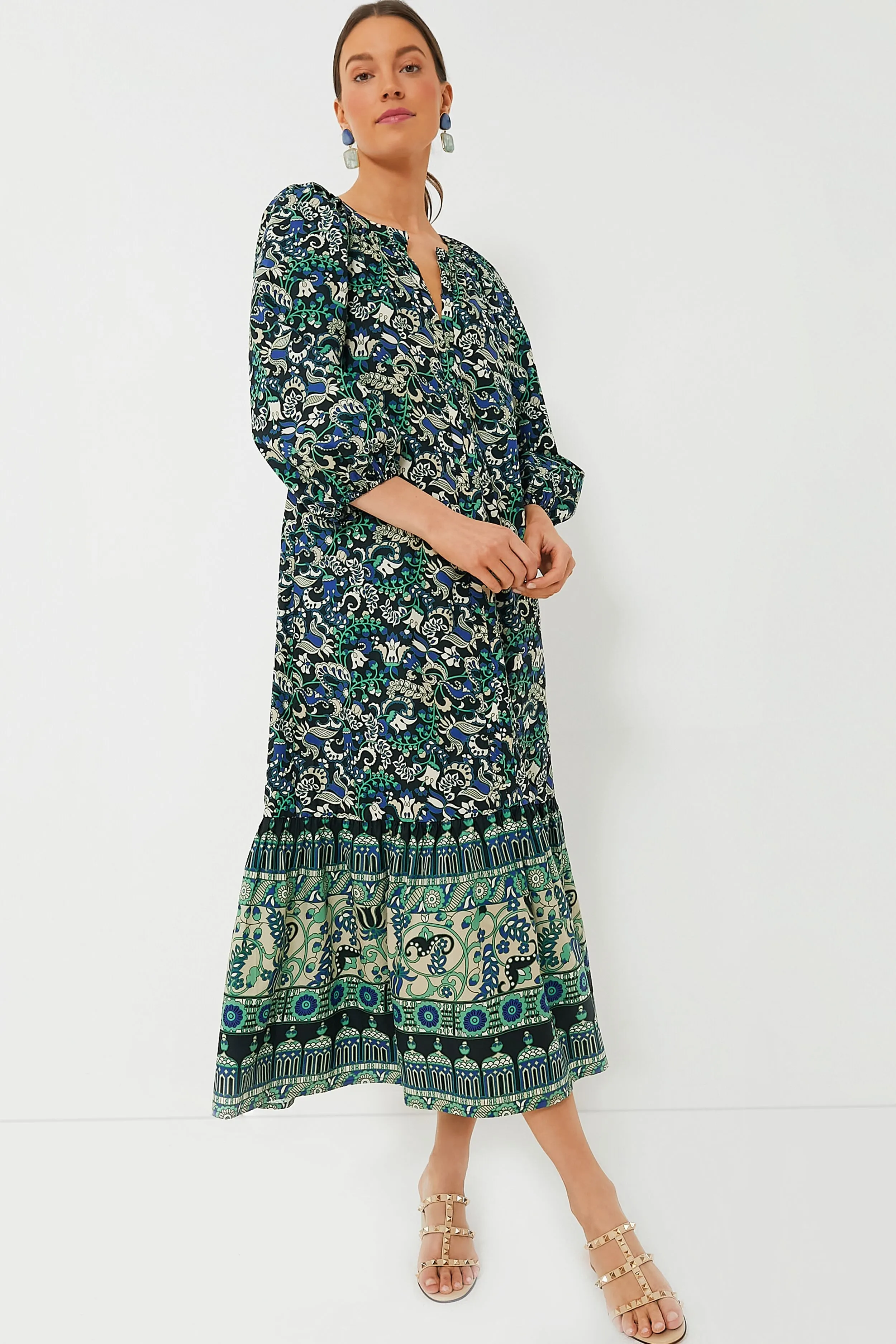 Batik Floral Lyles Dress