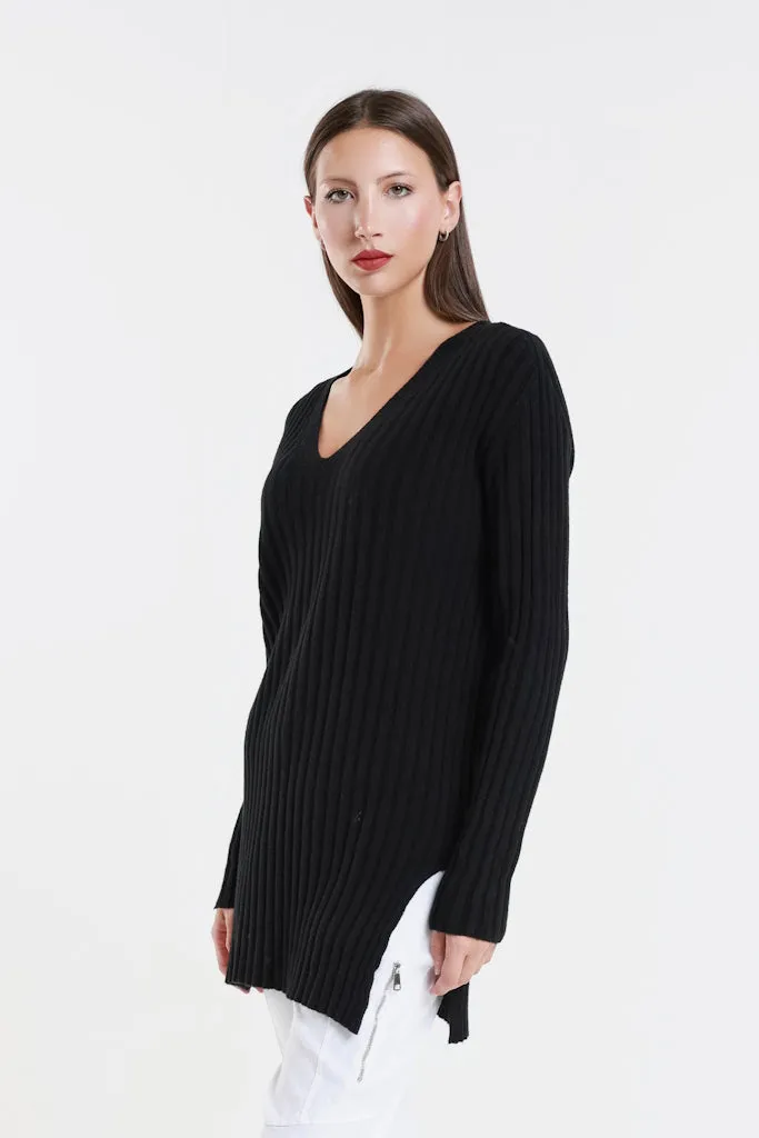 Brandy Seriously Soft LS Shaker Knit Sweater (BLS441)