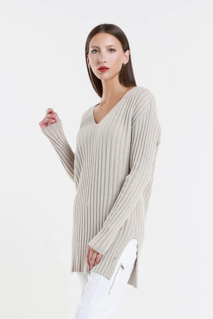 Brandy Seriously Soft LS Shaker Knit Sweater (BLS441)