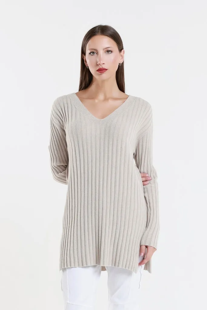 Brandy Seriously Soft LS Shaker Knit Sweater (BLS441)