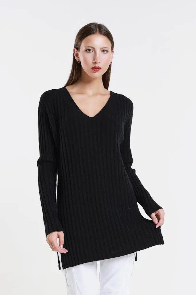 Brandy Seriously Soft LS Shaker Knit Sweater (BLS441)