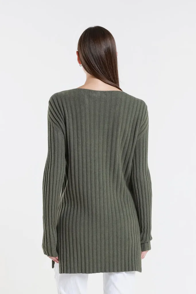 Brandy Seriously Soft LS Shaker Knit Sweater (BLS441)