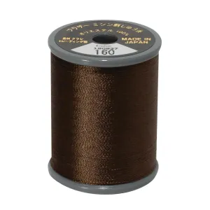 Brother Embroidery Flesh Tone Thread 160 dark chocolate