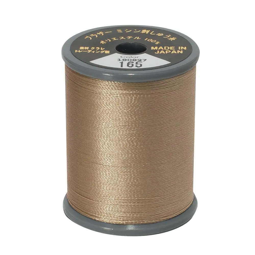 Brother Embroidery Flesh Tone Thread 165 light beige