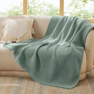 Decorative Woven Throw Blanket Acrylic