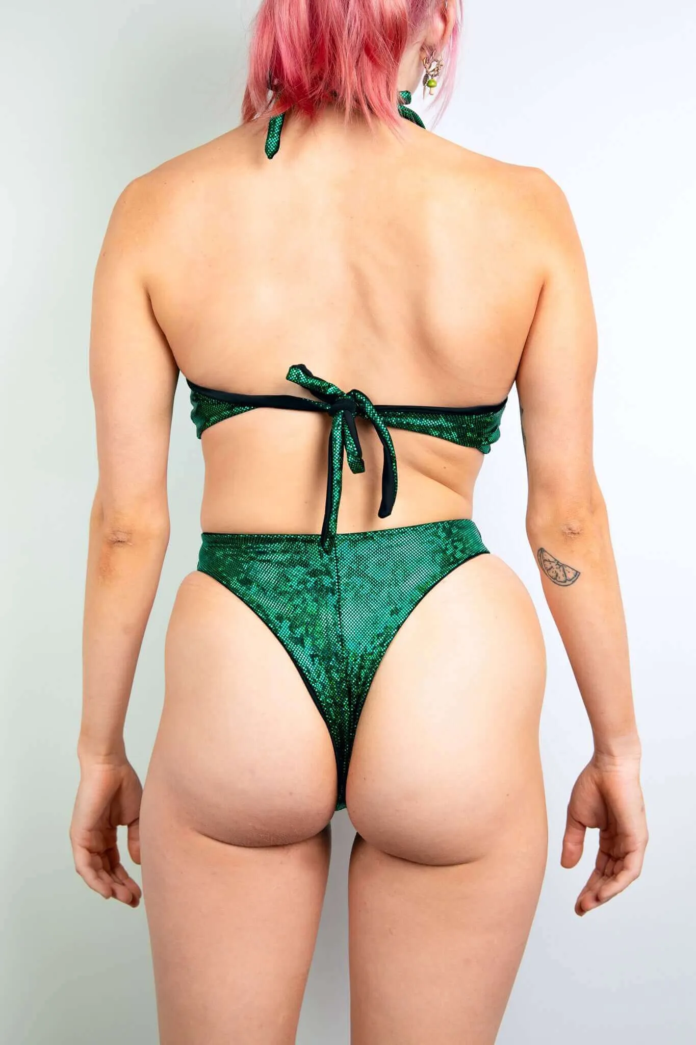 Emerald Holo O-Ring Bodysuit