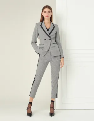 Houndstooth Slim Fit Blazer