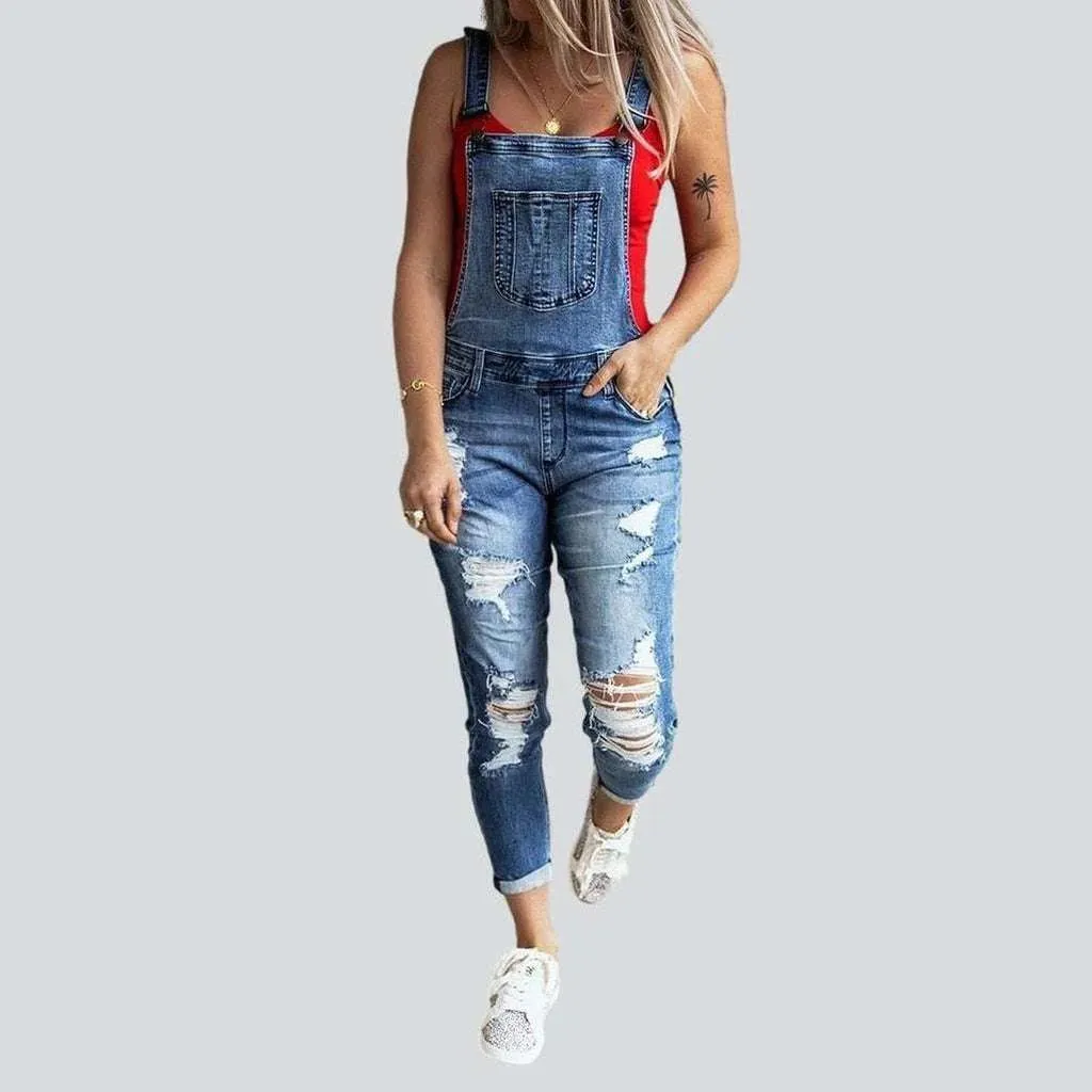 Jeans dungaree for ladies