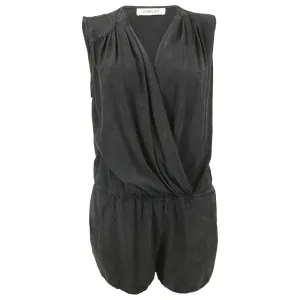 Julia Romper in Faded Black