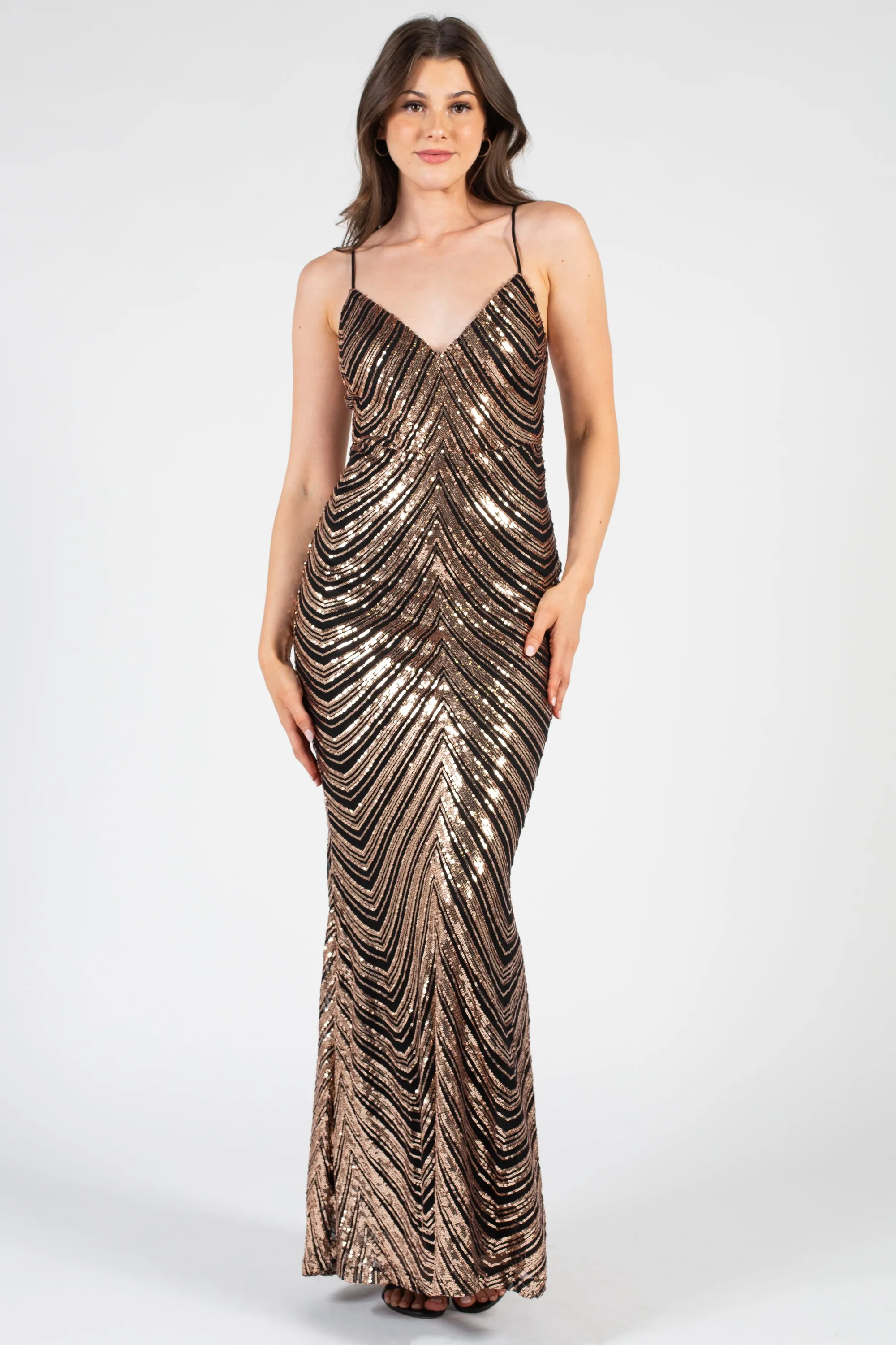 Lexia Sequin Maxi Gown