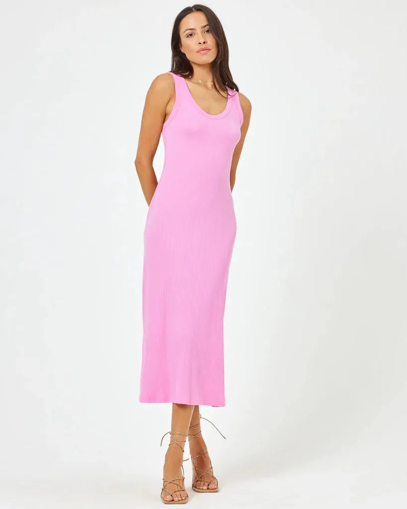 L*Space Women's Jenna Flowy Midi Dress - Tulip Pink