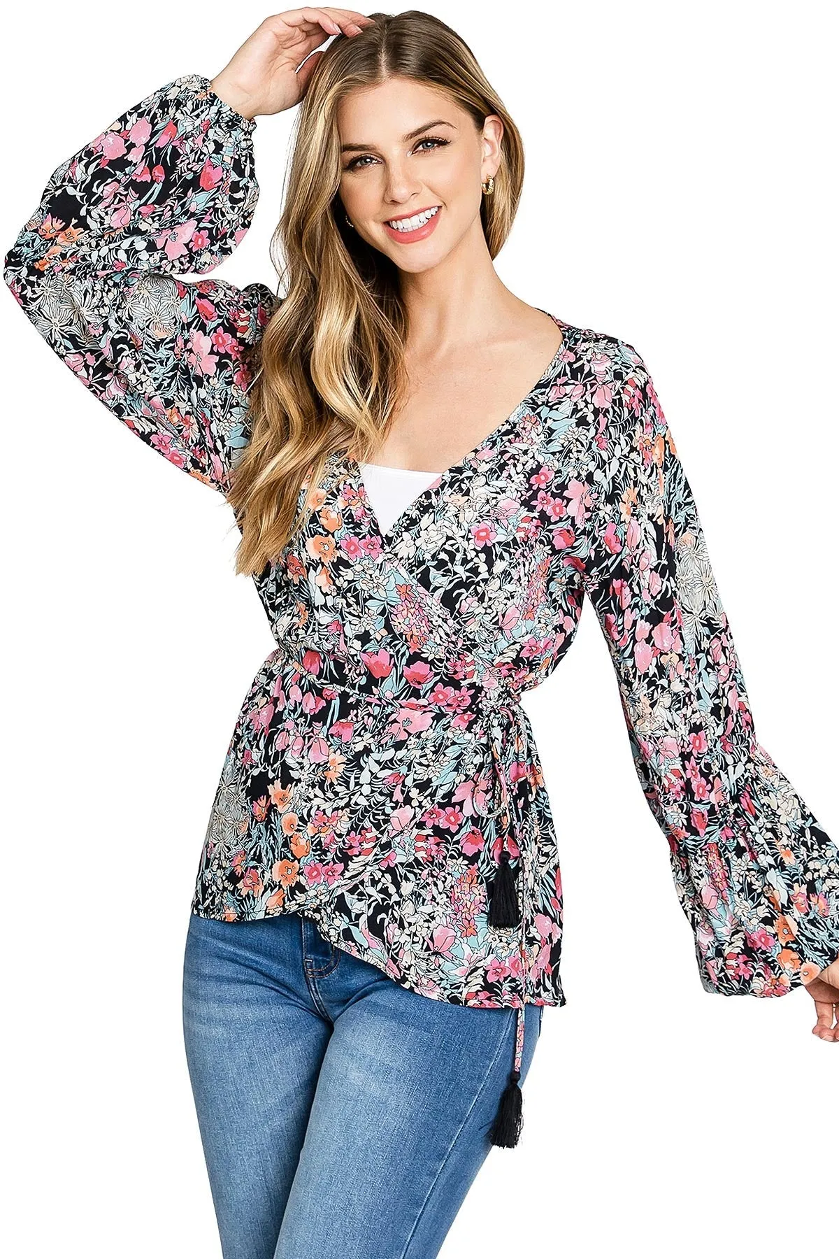 Neo Floral Blouse