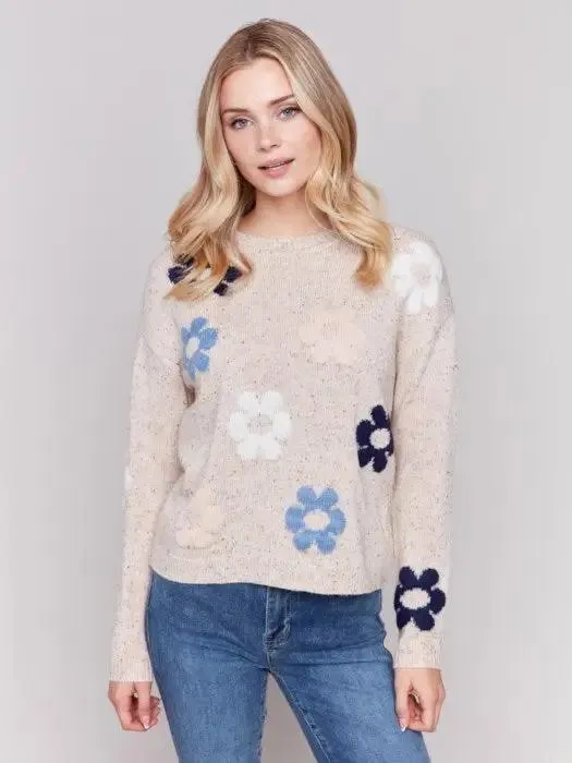 Neps Yarn Knit Sweater