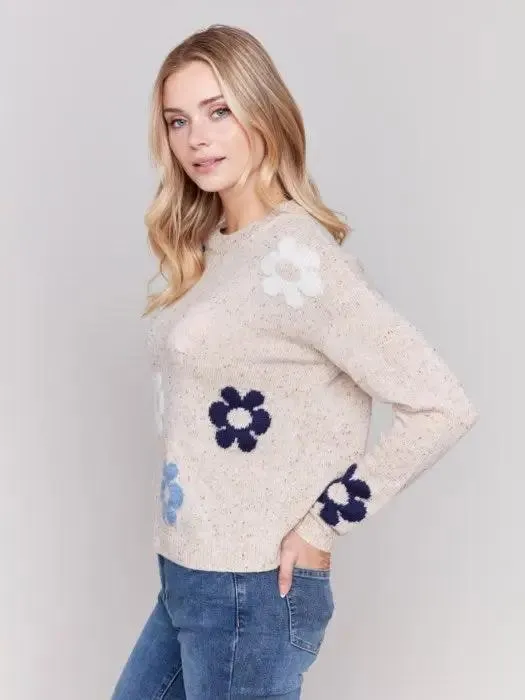 Neps Yarn Knit Sweater