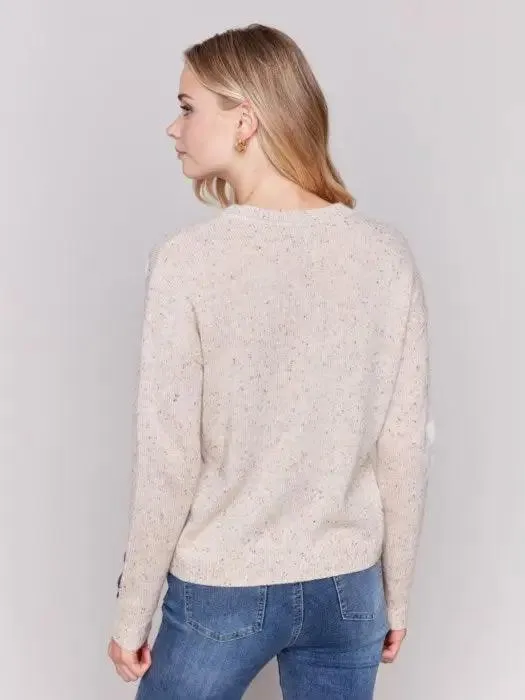 Neps Yarn Knit Sweater