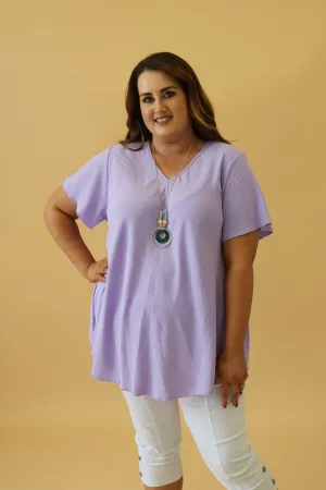 Nina Blouse in Purple