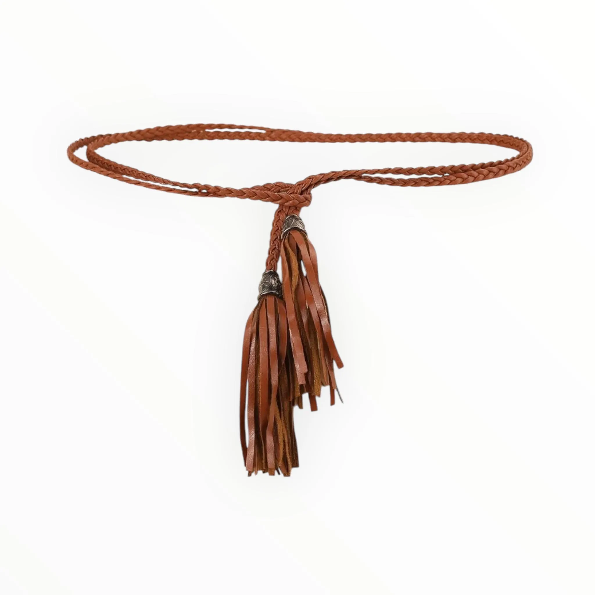 Plait Rope Belt - Tan