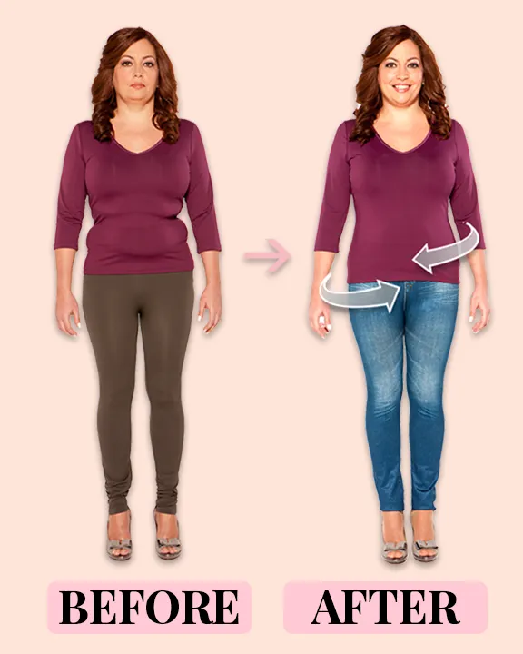 Plus Size Toning Jeans Leggings