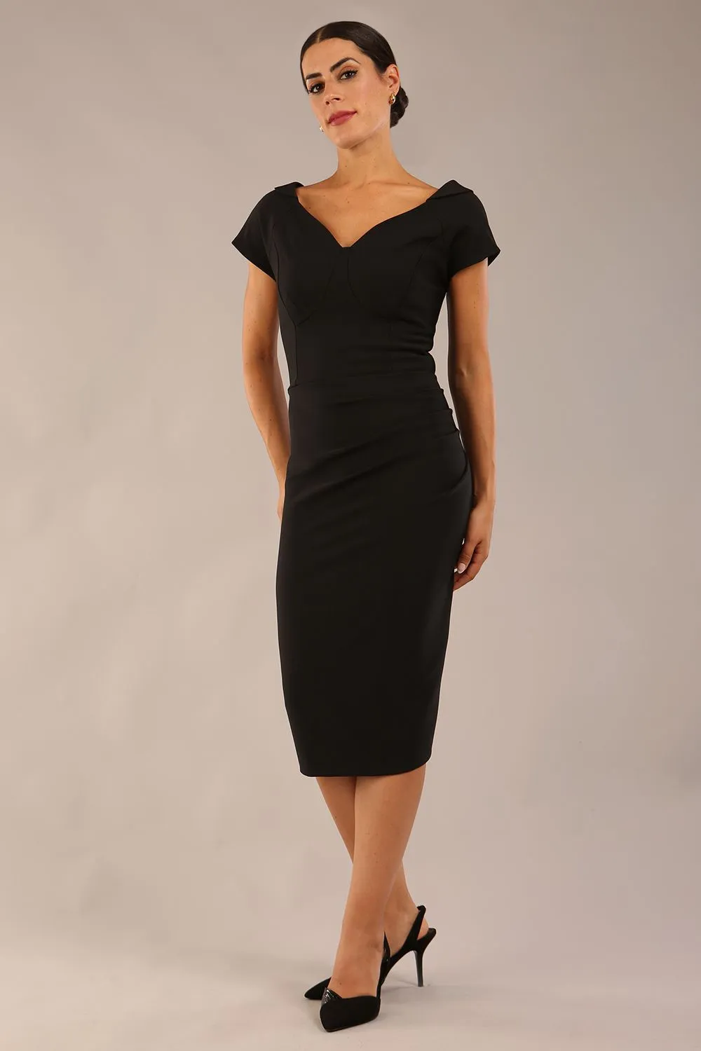 Seed Berkeley Pleated Pencil Skirt Dress