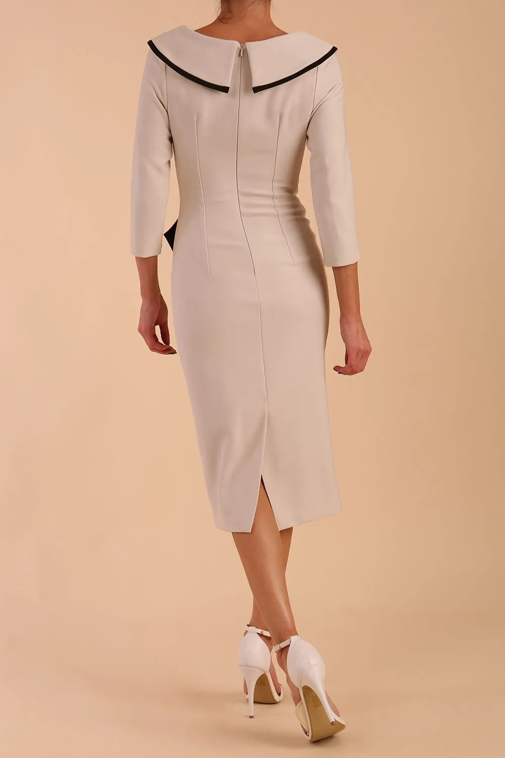 Seed Elsye 3/4 Sleeve Midi Length Pencil Dress