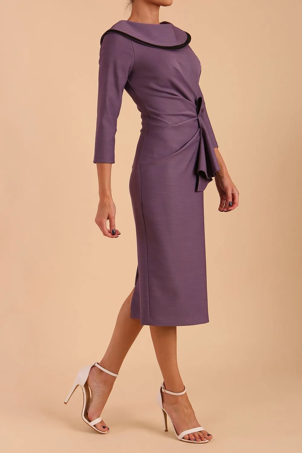 Seed Elsye 3/4 Sleeve Midi Length Pencil Dress