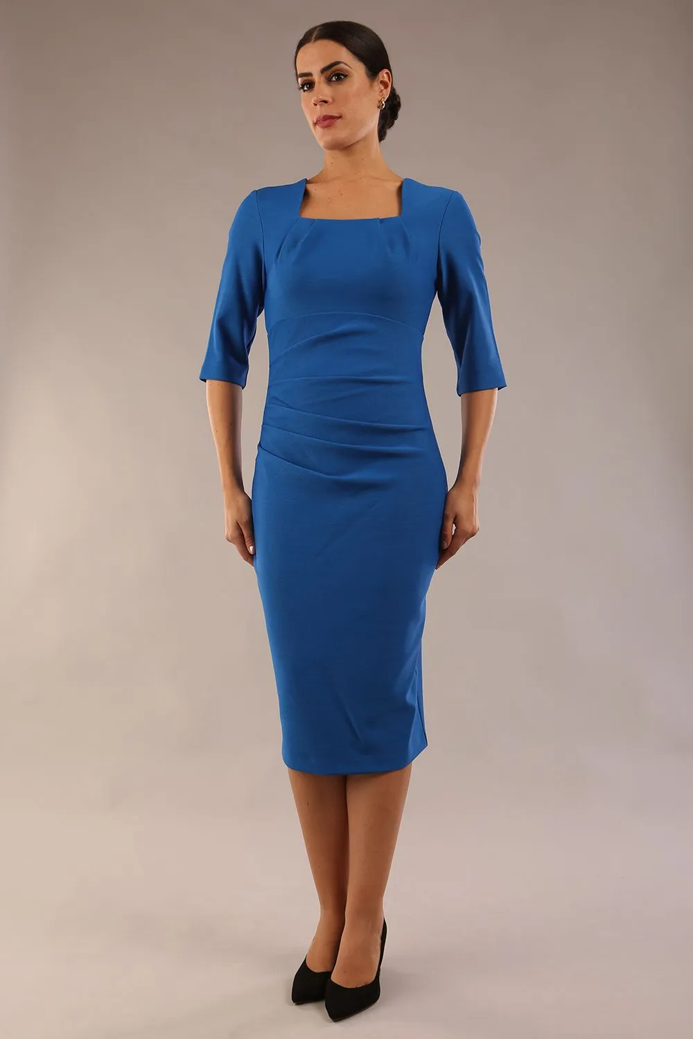 Seed Lexie Pleated Pencil Dress