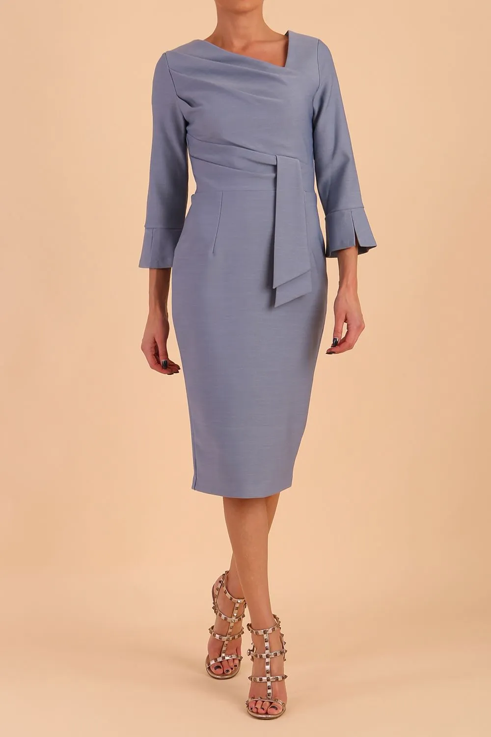 Seed Orla Asymmetric Pencil Dress