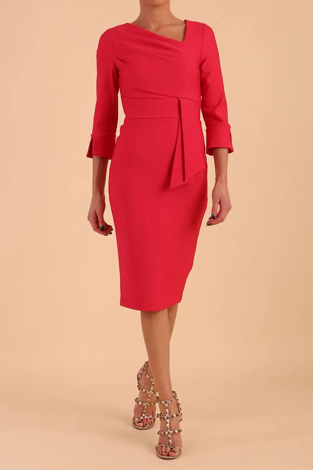 Seed Orla Asymmetric Pencil Dress