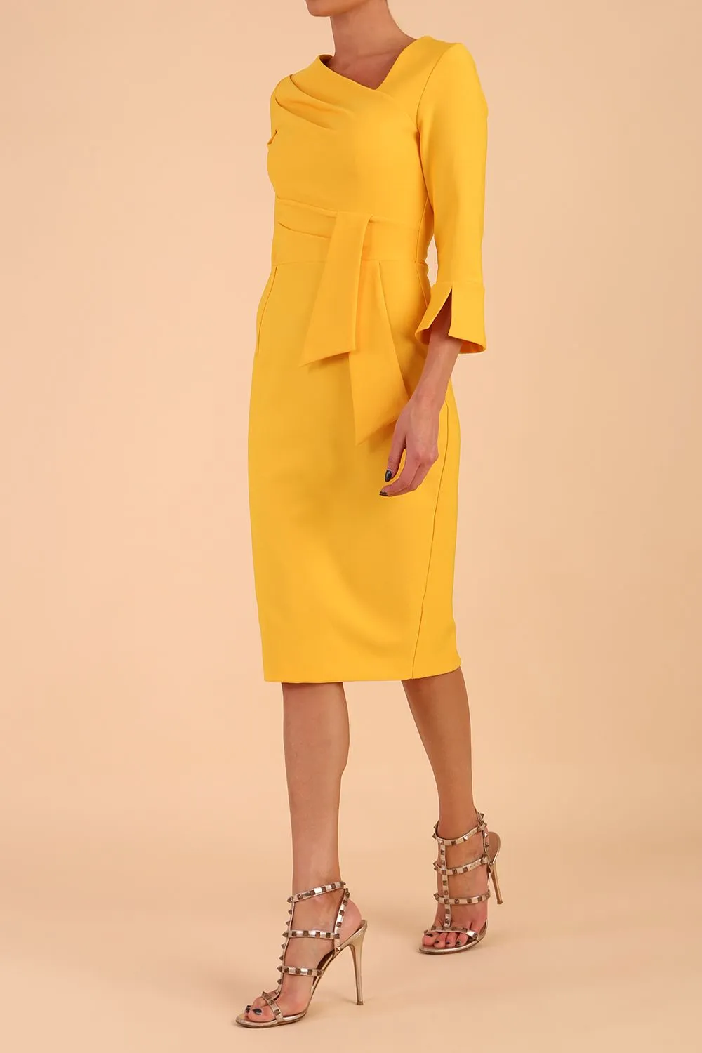 Seed Orla Asymmetric Pencil Dress