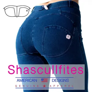 Shascullfites bum lifting denims - MEDIUM WAIST