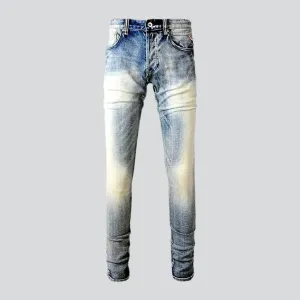 Smoothed skinny jeans
 for men