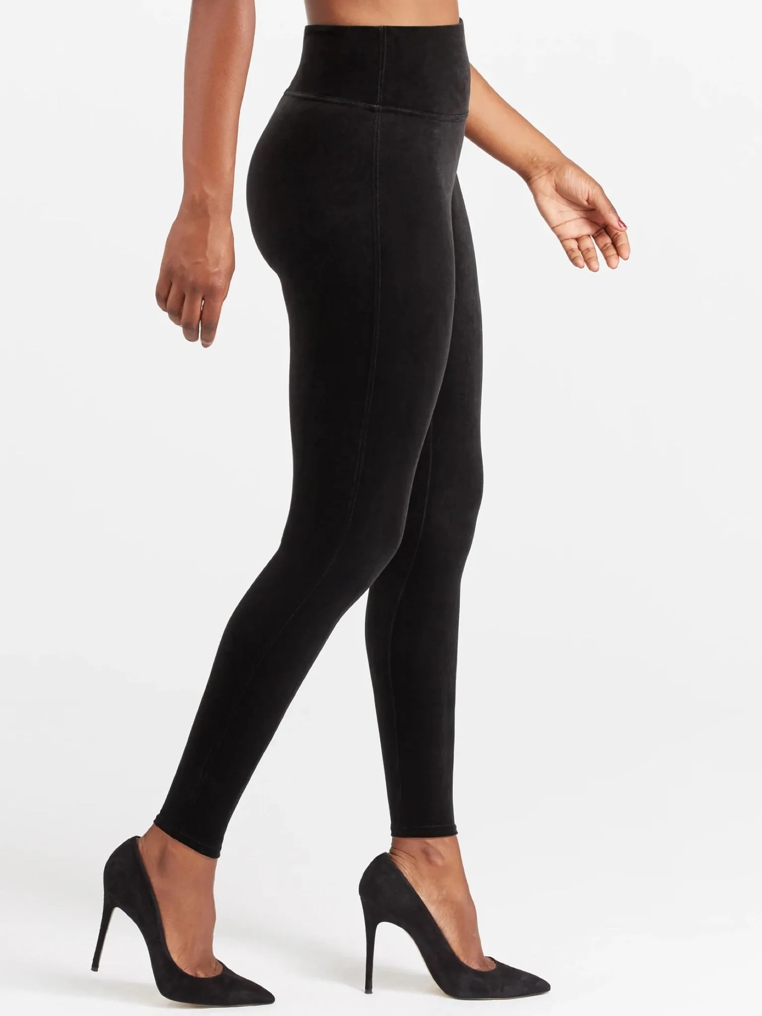 SPANX Velvet Leggings - Black