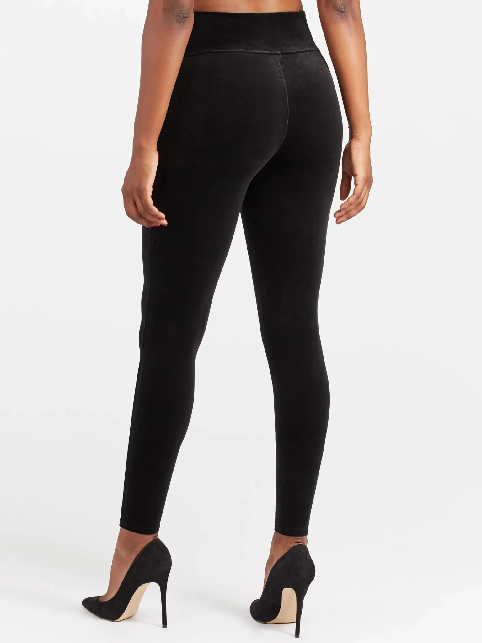 SPANX Velvet Leggings - Black