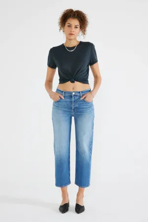 The Tia Vintage Straight Denim by Ética - Super Sonic