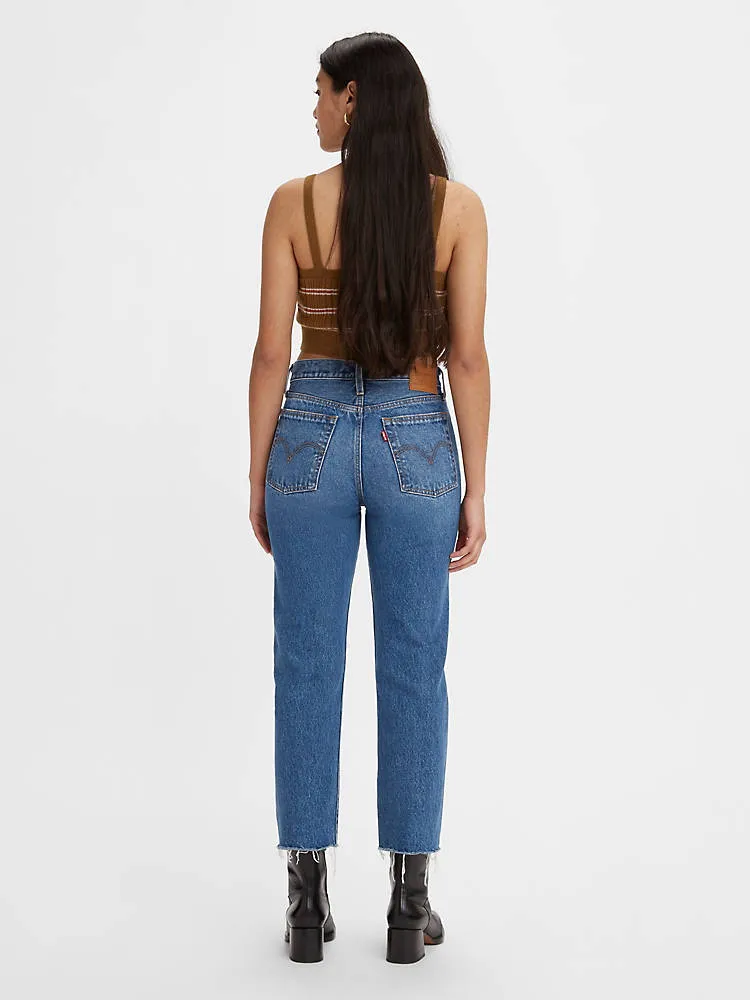 The Wedgie Straight Jeans by Levi's - Destructed Medium Wash