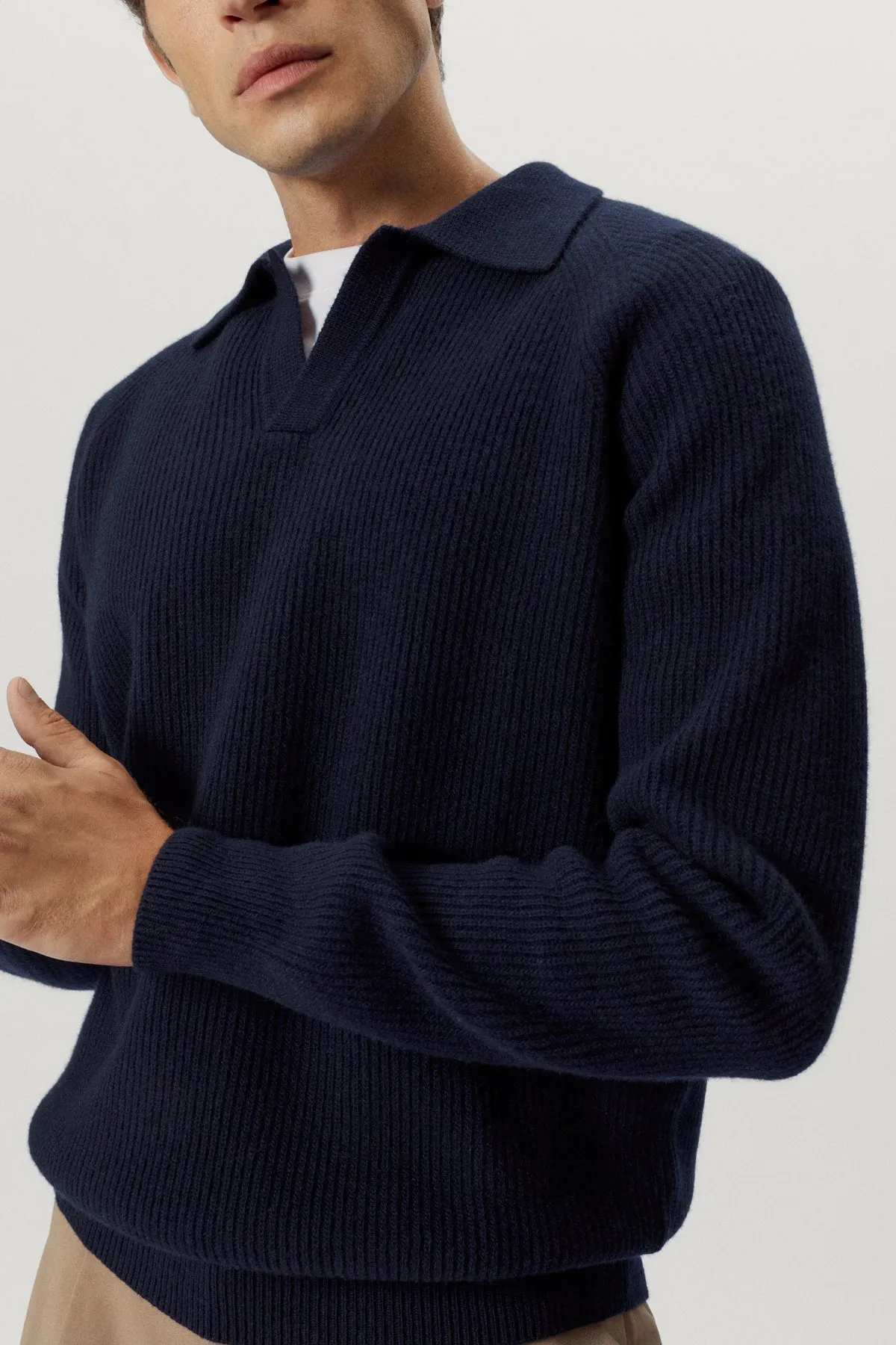 The Woolen Ribbed Polo