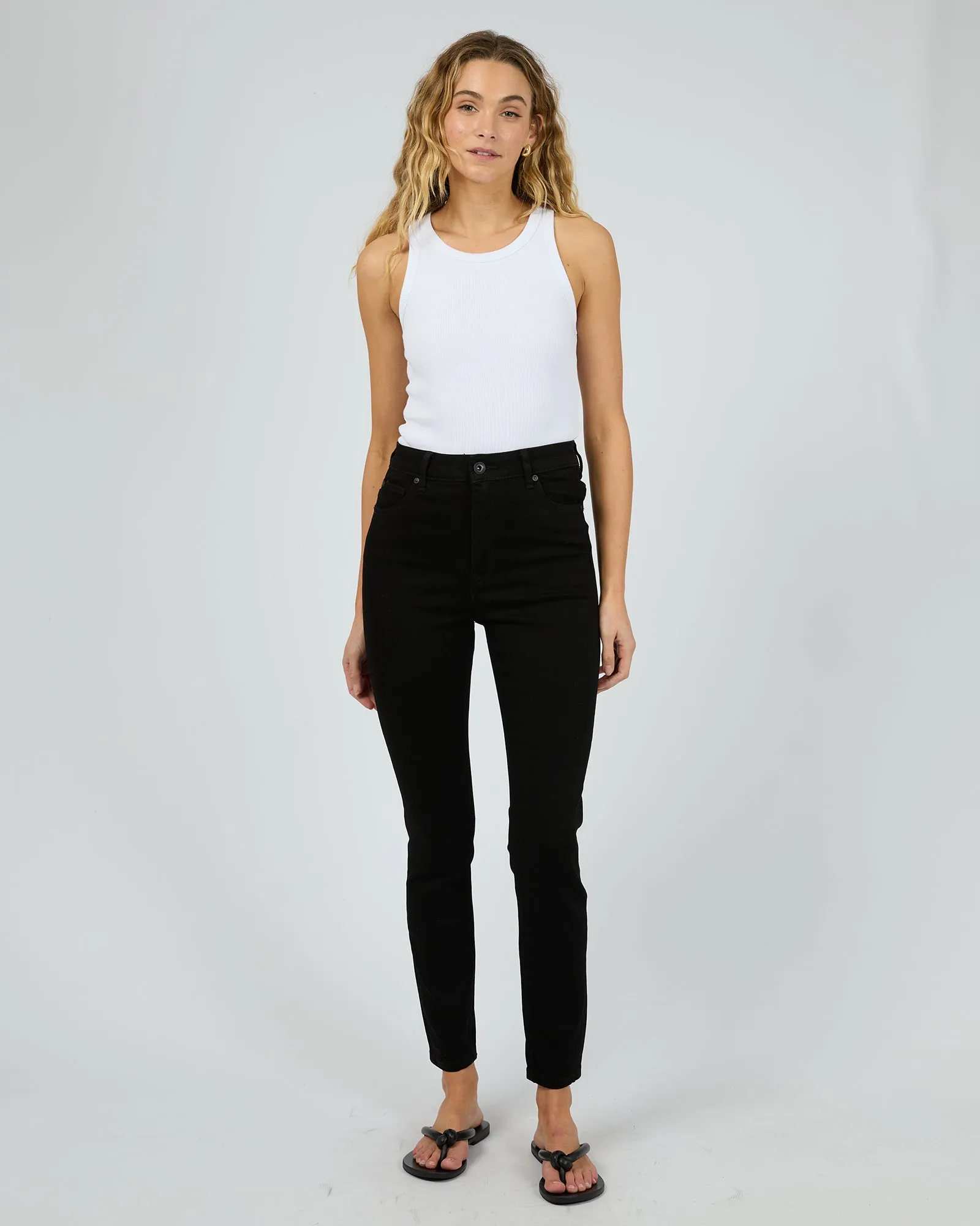 Vice High Skinny Jean Jet Black